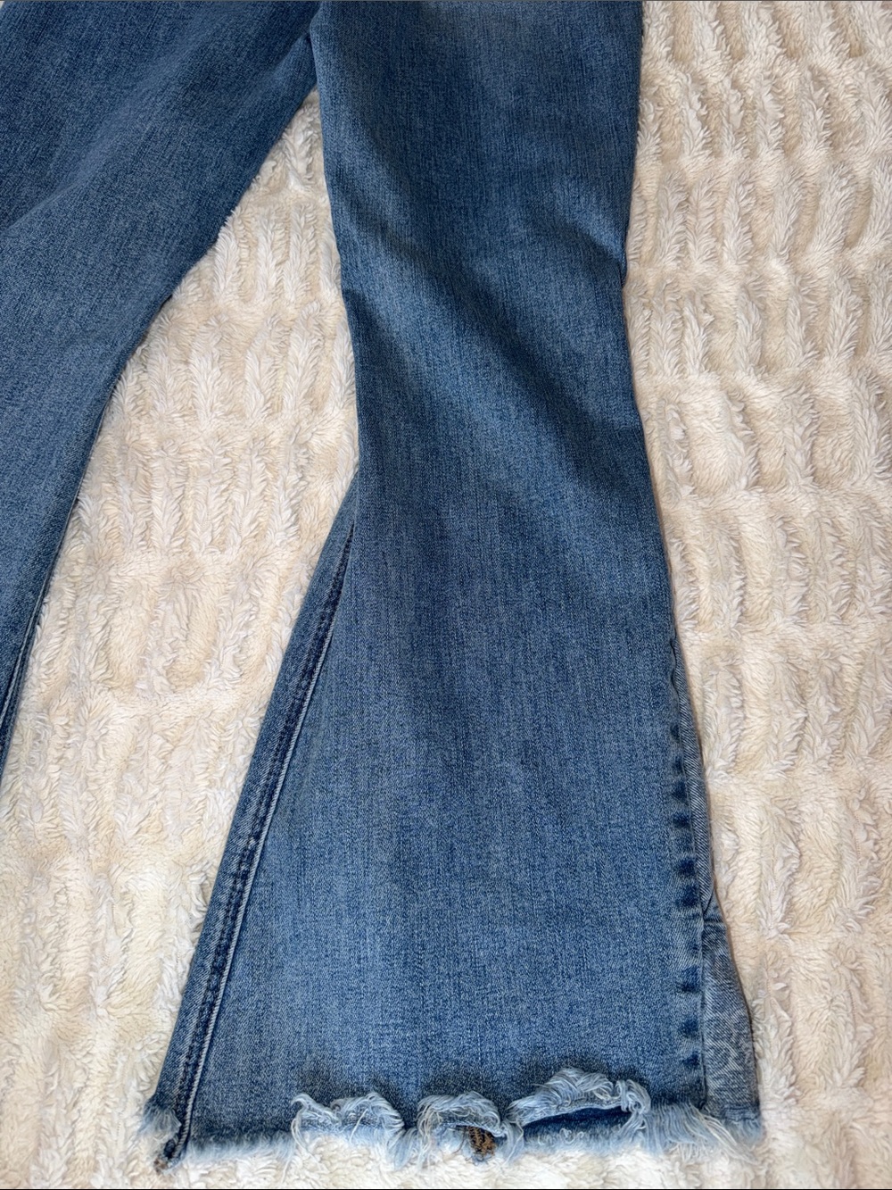 bridge by gly Distressed Bell Bottom Jeans with design 30x29 - Picture 14 of 16